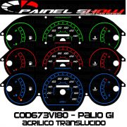 Kit Translúcido p/ Painel - Cod673v180 - Palio Siena Strada Antigo G1