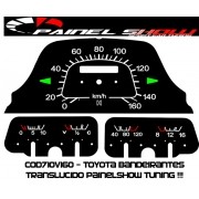 Kit Translúcido p/ Painel - Cod710v160 - Toyota Bandeirantes