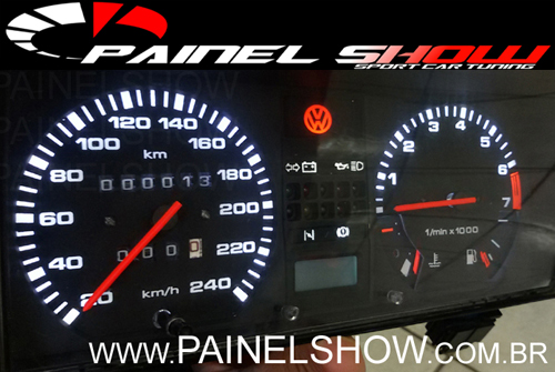 544v240 Gol Parati Santana Passat Translucido p/ Painel  - PAINEL SHOW TUNING - Personalização de Painéis de Carros e Motos