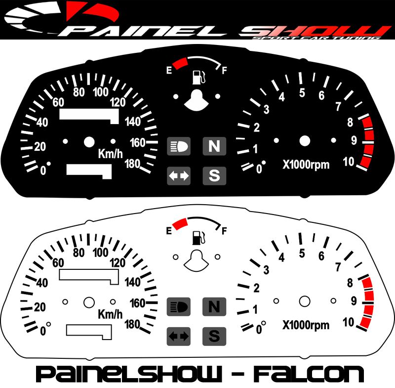 417v180 Falcon NX4 400 Translúcido p/ Painel
