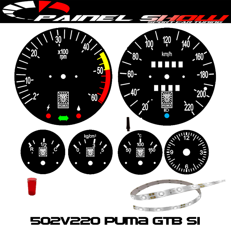 Puma GTB S1 502v220 RPM ACETATO TRANSLUCIDO PAINEL SHOW
