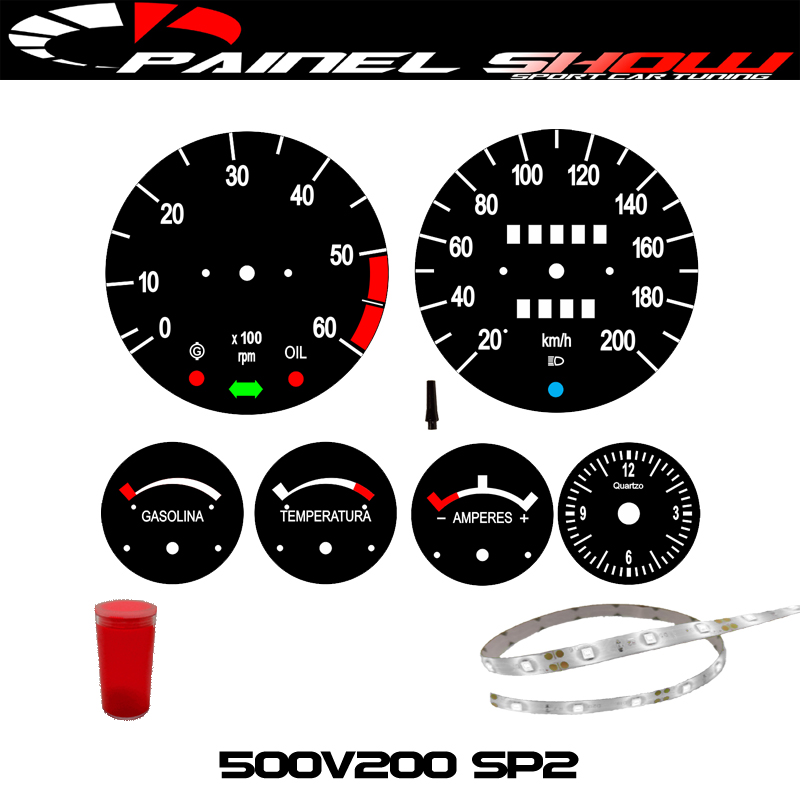 SP2 500v200 RPM ACETATO TRANSLUCIDO PAINEL SHOW