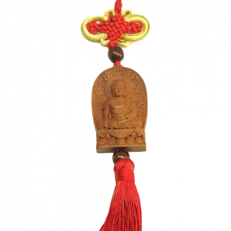 Amuleto Madeira Buda, Kwanin, Dragão ou Peixes / Proteção p/ Casa, Carros