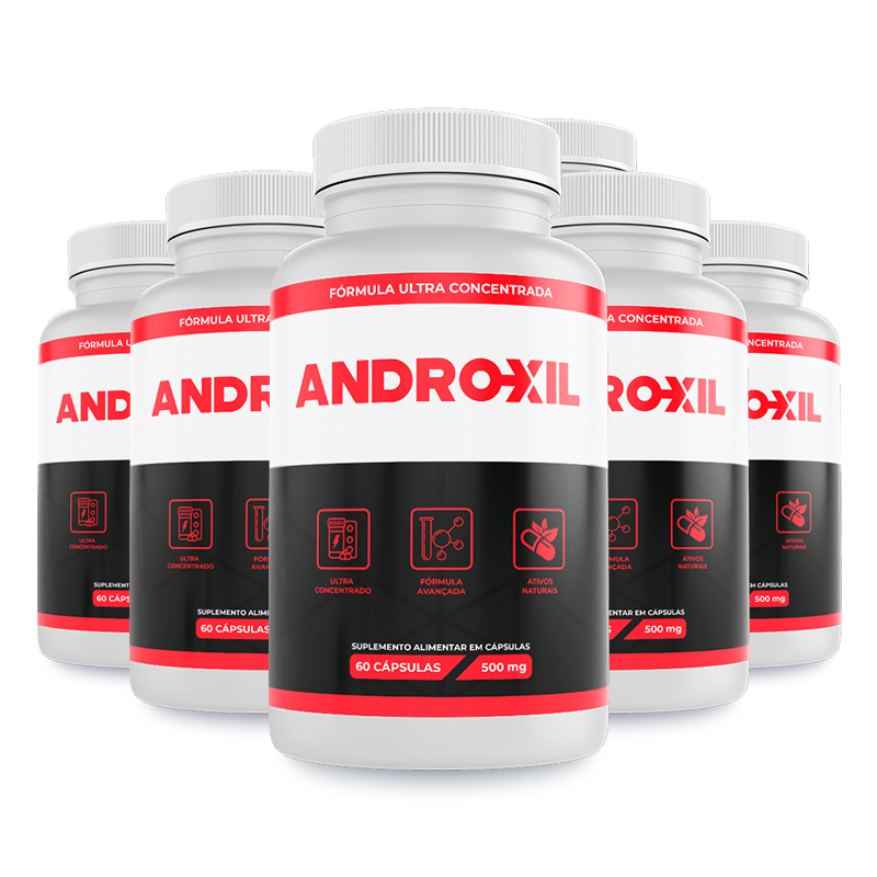 Androxil - 60 Cápsulas - Combo com 6 Potes  - Composto Store