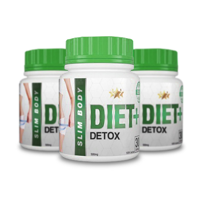 Diet+ Slim Body Detox 30 Cáps 3 Potes  - Composto Store