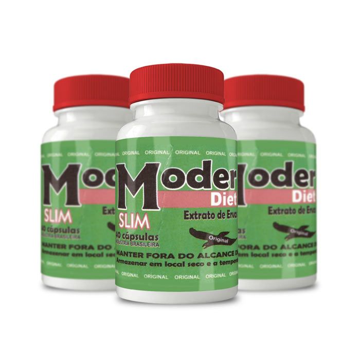 Moder Diet Slim Original PROMOÇÃO 3 UNIDADES 99,90  - Composto Natural
