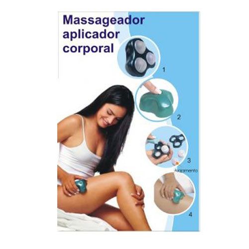 Massageador Tritoc - relaxante com aplicador de creme hidratante que ajuda combater à celulite