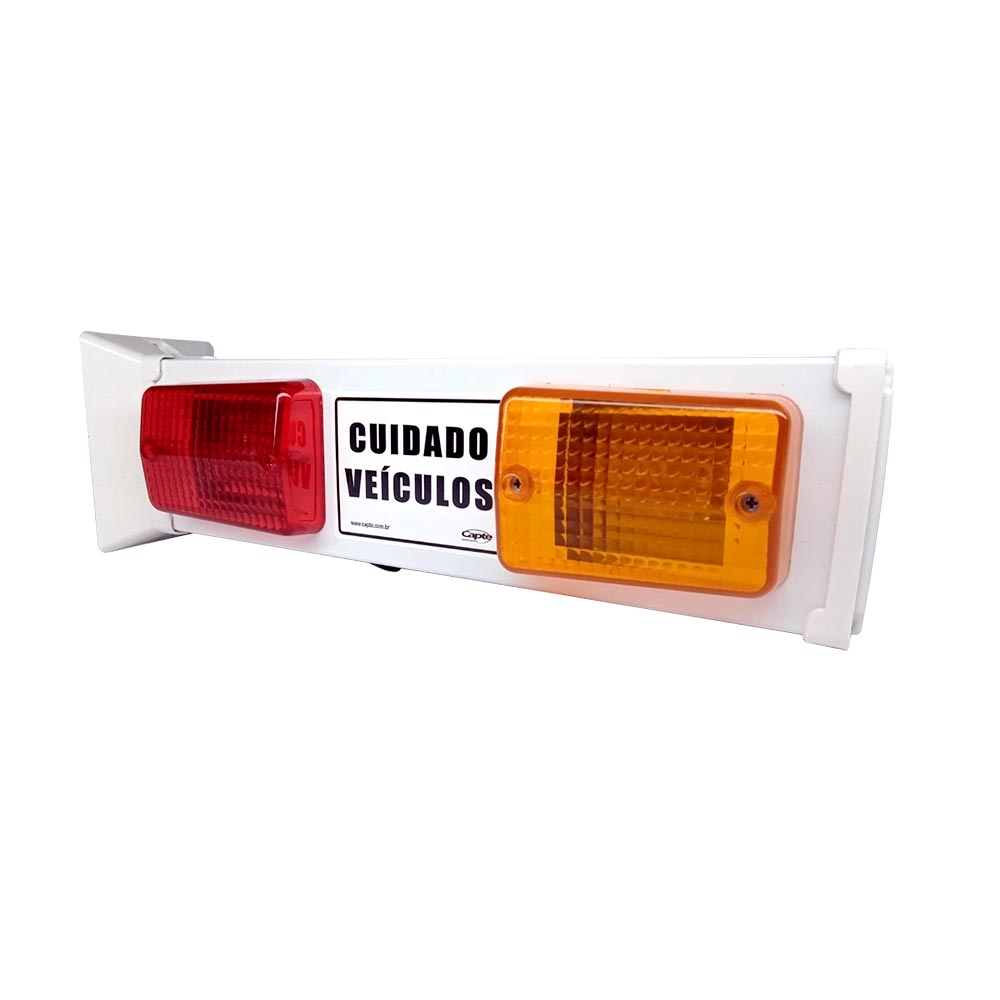 Sinalizador veicular De Garagem Sonoro Veicular LED + Placa Temporizadora