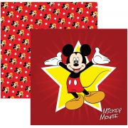 Folha para ScrapFesta Dupla-face Disney - Mickey Mouse 1 Guirlanda