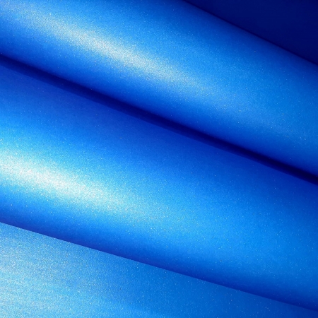 Papel Neon Perolizado Fluorescente Azul A4