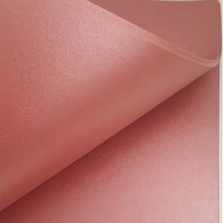 Papel Perolizado Liso Rosa Quartz 180g