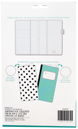Caderno para Journaling , Lettering e Diário Heidi Swapp -Rosa  - Minas Midias