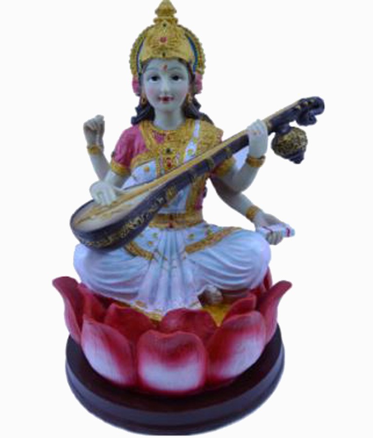 Estatua Imagem de Saraswati G De Resina Importado  - Arrivo Mobile