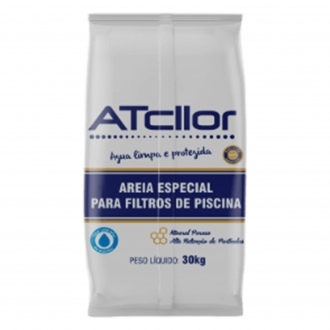 Areia especial para filtro 30Kg Atclloro