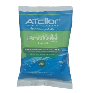 Pastilha de cloro Protab AT3 3 em 1 200g Atcllor