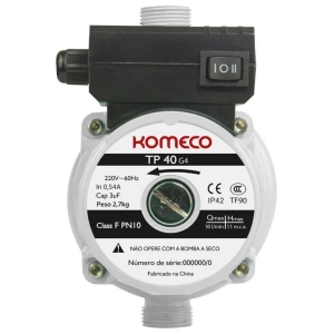 Pressurizador de água Komeco TP 40 G4 127V ferro