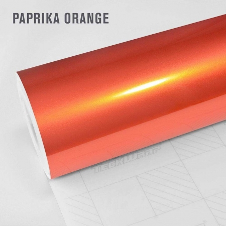 NOVO! - Teckwrap - Paprika Orange - Gloss Aluminium - GAL06 - HD