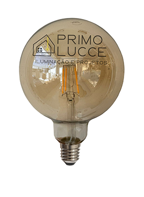 Lampada LED Filamento Vintage Retro G125 E27 4w - Foto 1