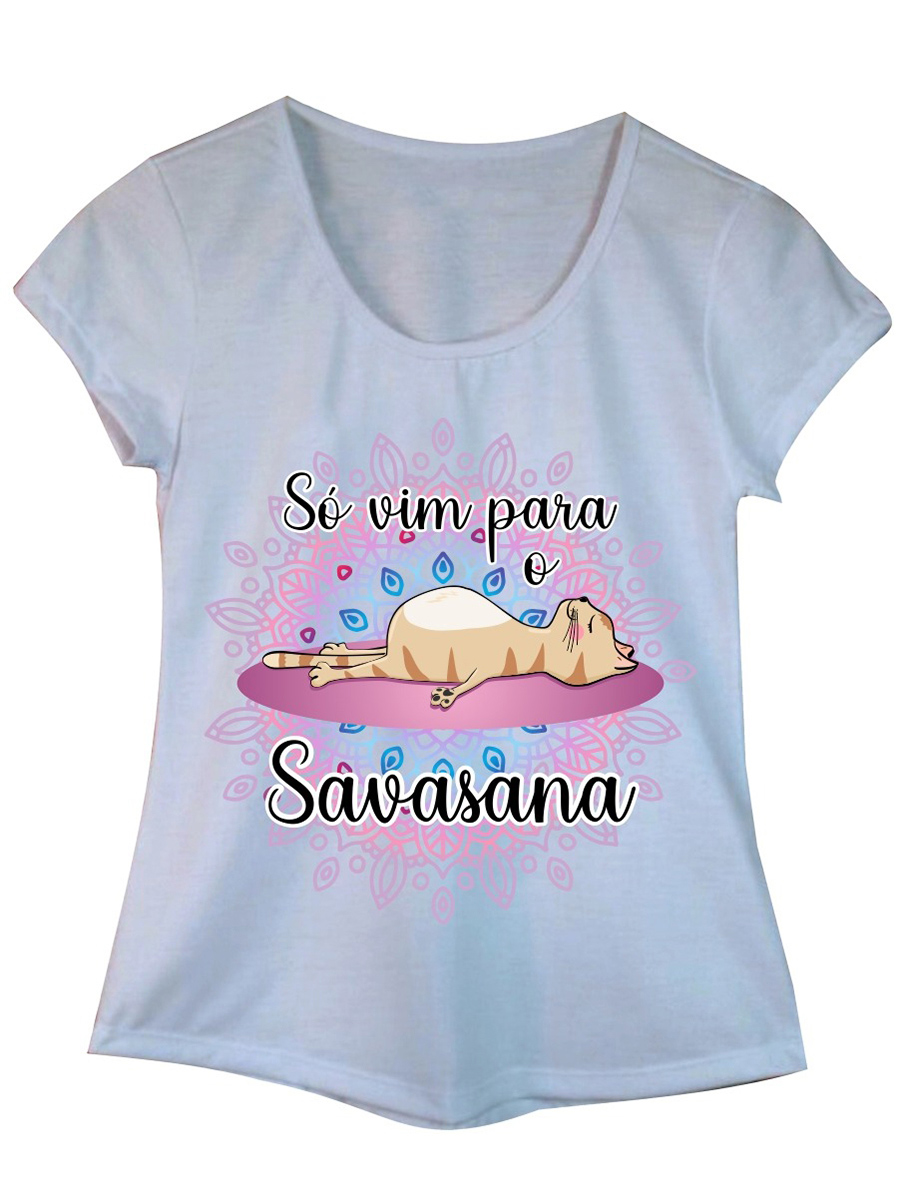 Camiseta Feminina Yoga Savasana