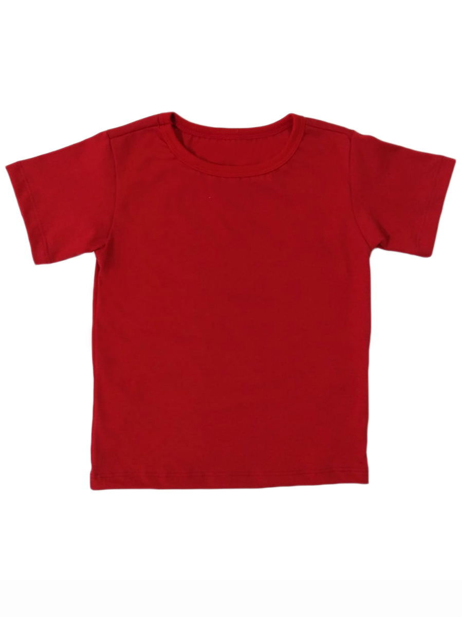 Camiseta Infantil Masculina Básica Lisa