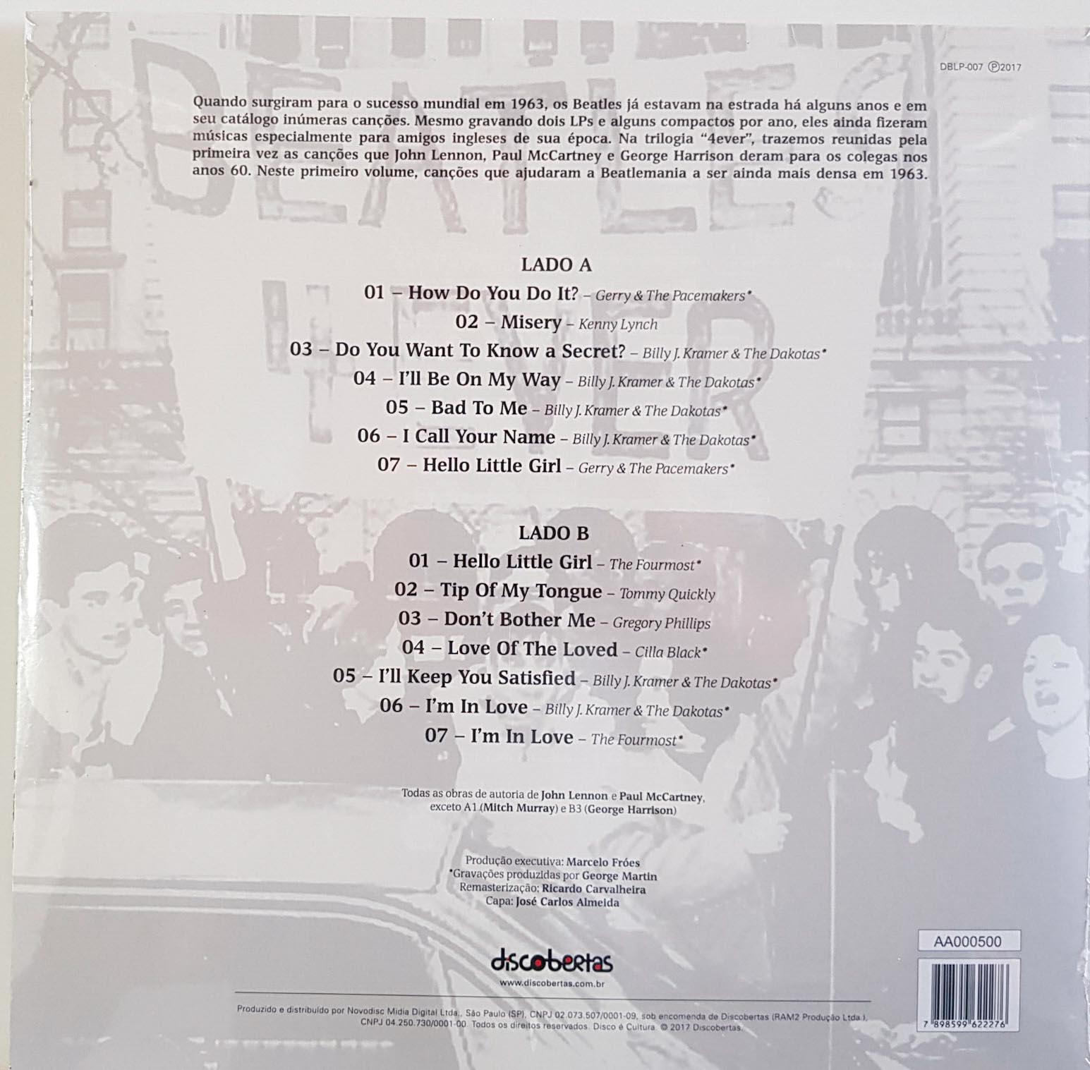 Lp Vinil 4ever Vol. 1 Os Beatles Por Seus Amigos