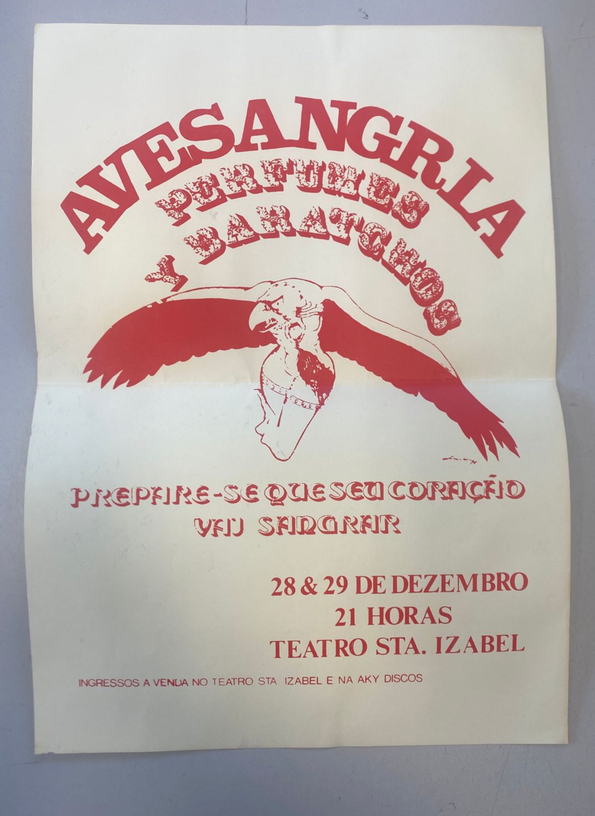 Pôster Vintage Avesangria