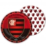 Prato Descartável Festa Flamengo - 8 unidades - Festcolor