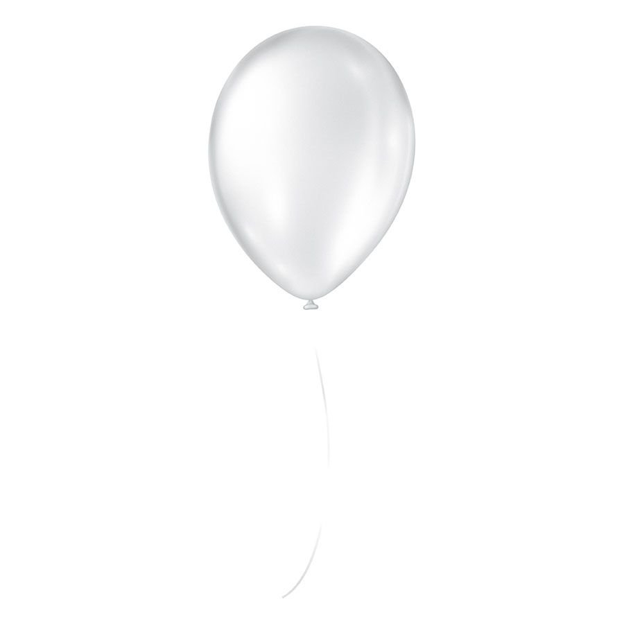 Balão de Festa Cintilante - Cores - 07" 18cm - 50 Unidades