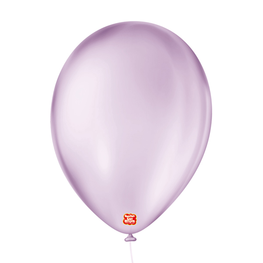 Balão de Festa Látex Cristal Baby - Cores - 7" 18cm - 25 Unidades