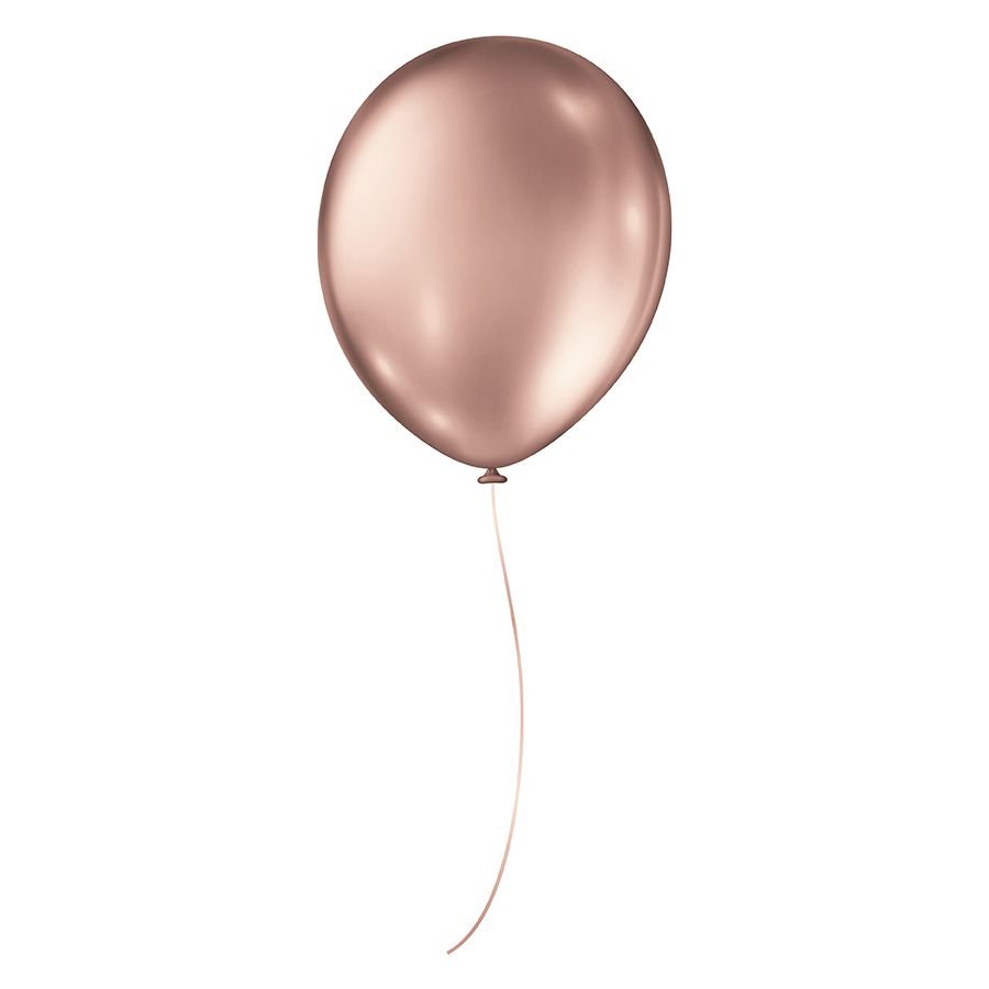Balão de Festa Metálico - Cores - 11" 28cm - 25 Unidades