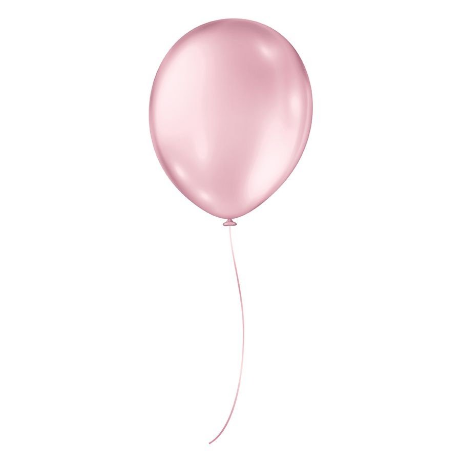 Balão de Festa Perolado - Cores - 7" 18cm - 50 Unidades