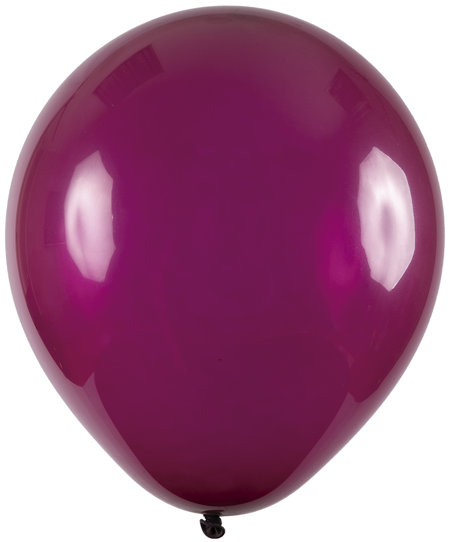 Balão de Festa Redondo Profissional Látex Cristal - Cores - 9" 23cm - 24 Unidades