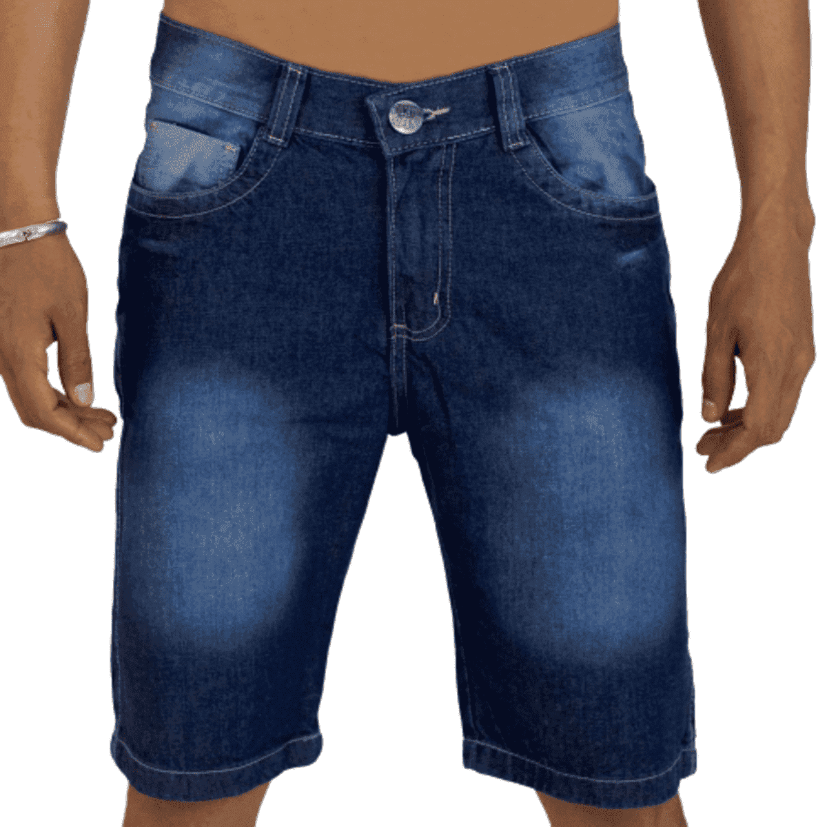 Kit 5 Bermudas Shorts Jeans Masculinas Lycra Elastano Bermuda