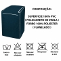 Capa para maquina de lavar Eletrolux, Brastemp, Consul 10,11 e 11,5 KG Azul Cobalto
