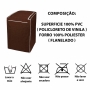 Capa para maquina de lavar Eletrolux, Brastemp, Consul 10,11 e 11,5 KG Cafe