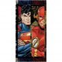 Toalha De Banho Felpuda Flash Vs Superman Liga da Justiça - Lepper