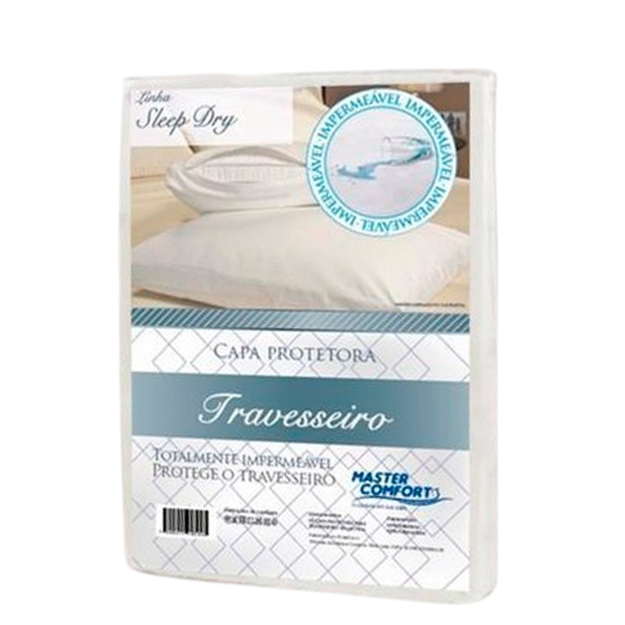 Capa Protetora Impermeável De Travesseiro Sleep Dry 70x50cm