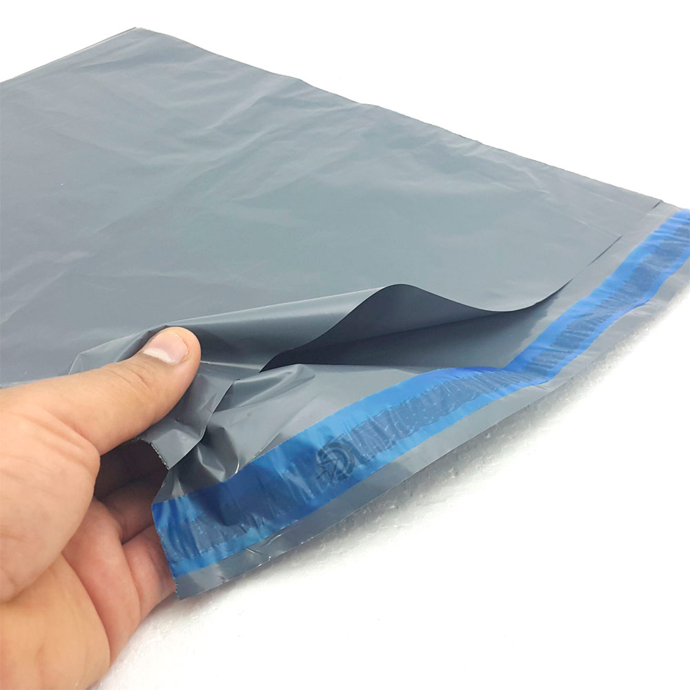 Envelope Plástico  Cinza De Segurança Com Lacre Inviolável Tipo Sedex 32 x 40  32x40