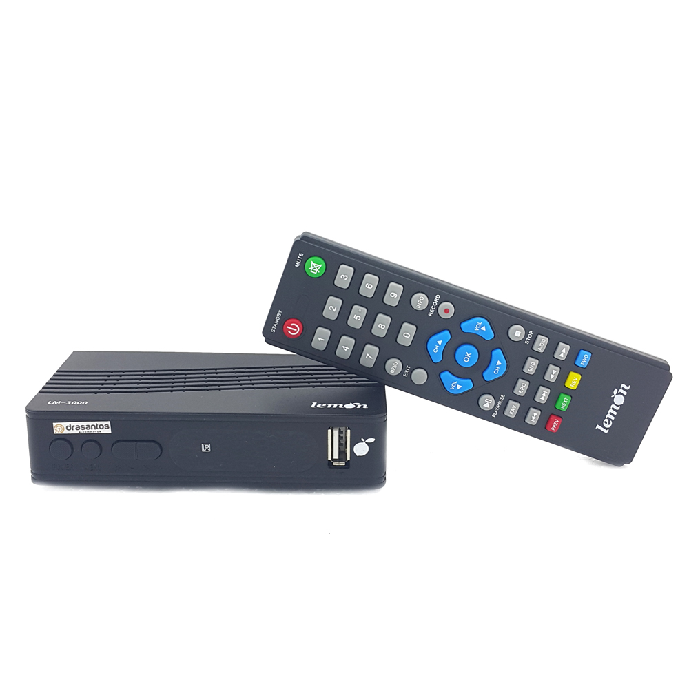 Kit Antena UHF Digital para TV + Conversor Digital HDTV Gravador e Cabo HDMI