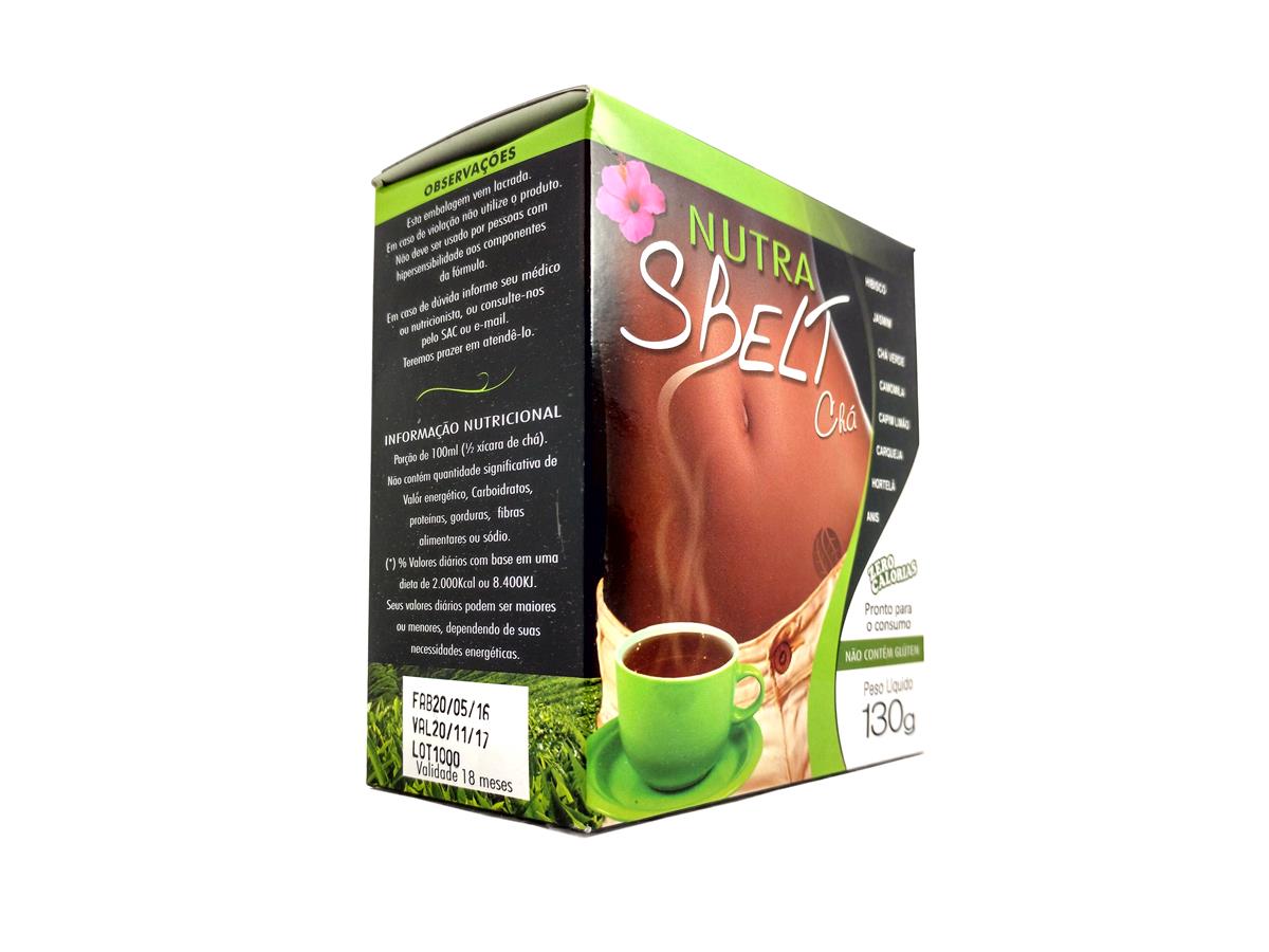 Solução para Emagrecer Saudável Kit Nutra Sbelt Chá + Cápsulas