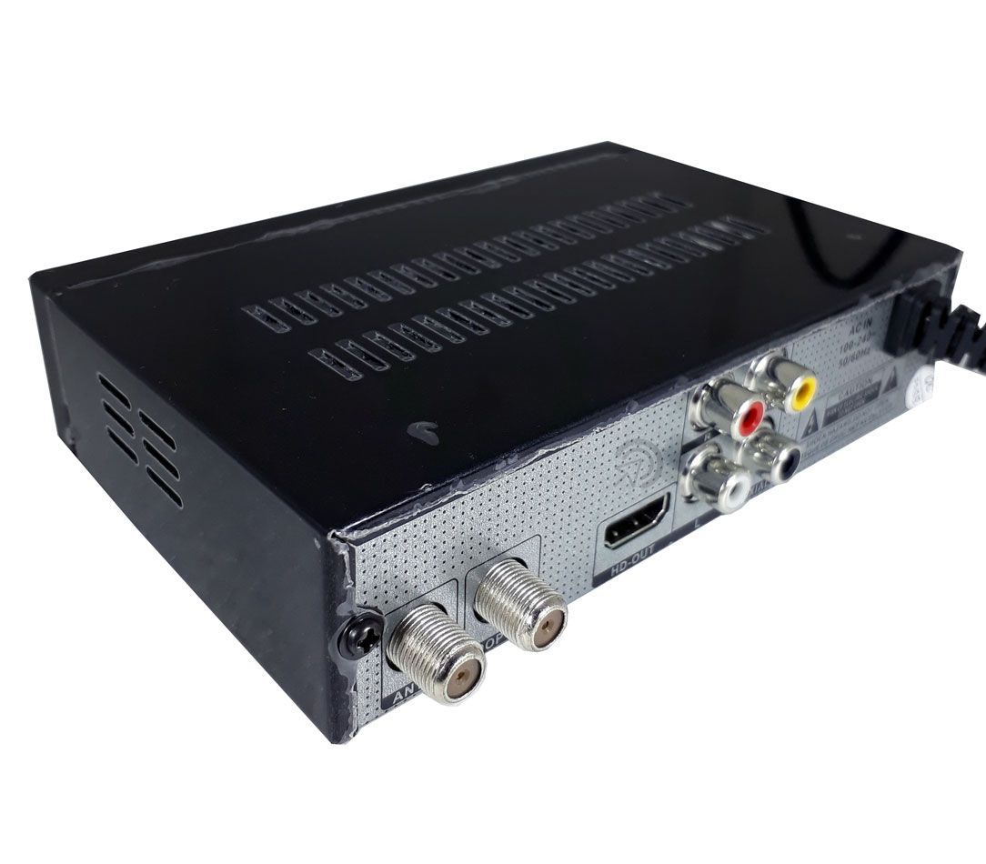 Kit Antena UHF Digital HDTV Externa + Conversor Digital HDTV USB com Gravador