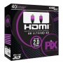Cabo HDMI 2.0 4K Ultra HD 3D 19 Pinos 40 Metros Premium Pix 018-4120