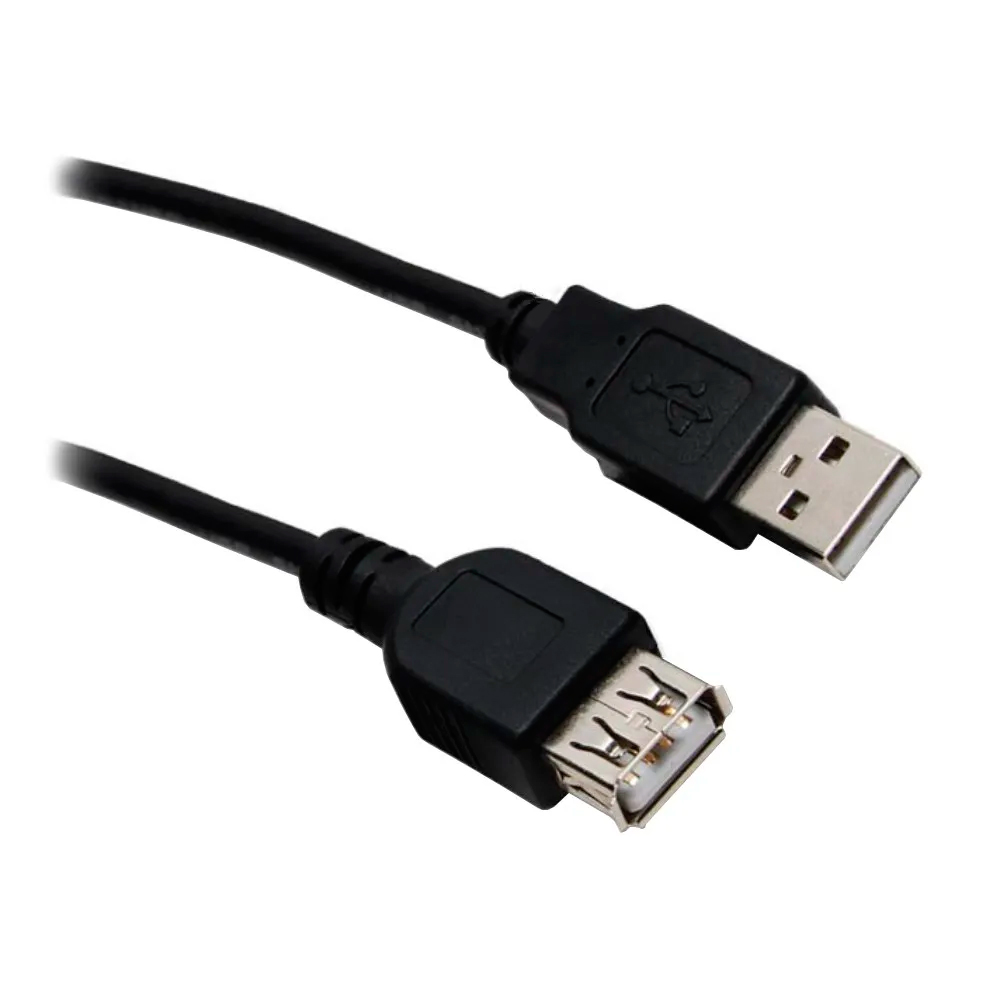 Cabo Extensor USB 2.0 1,8 Metros A-M/A-F Plus Cable PC-USB1802