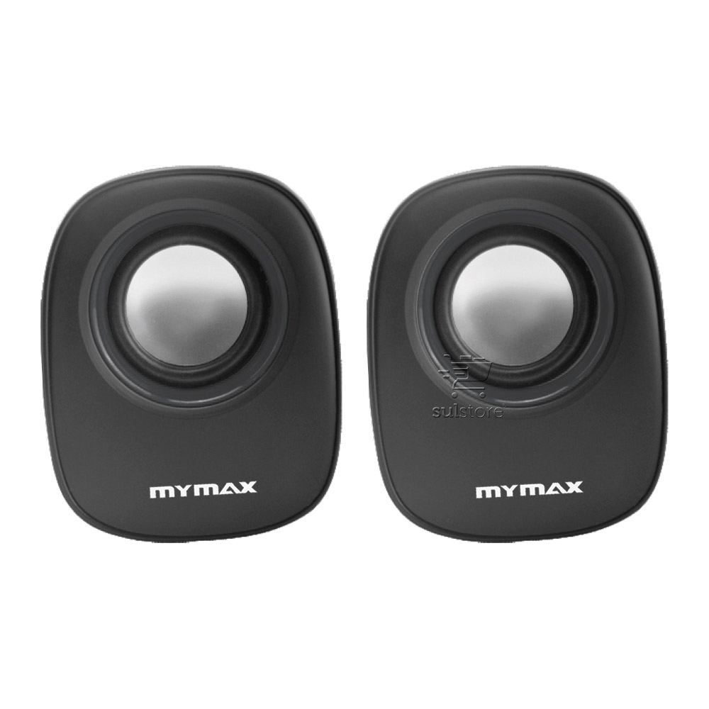 Caixa De Som USB P2 Mymax 6w Rms SPK-SP205/BK Preto