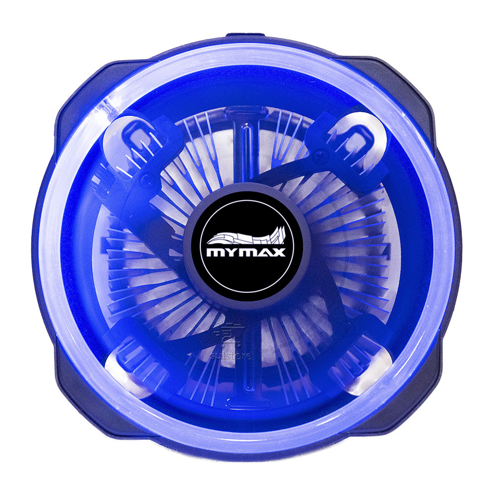 Cooler Gamer para Processador Intel e AMD Universal Fan Grande 12cm Socket Mymax com LED