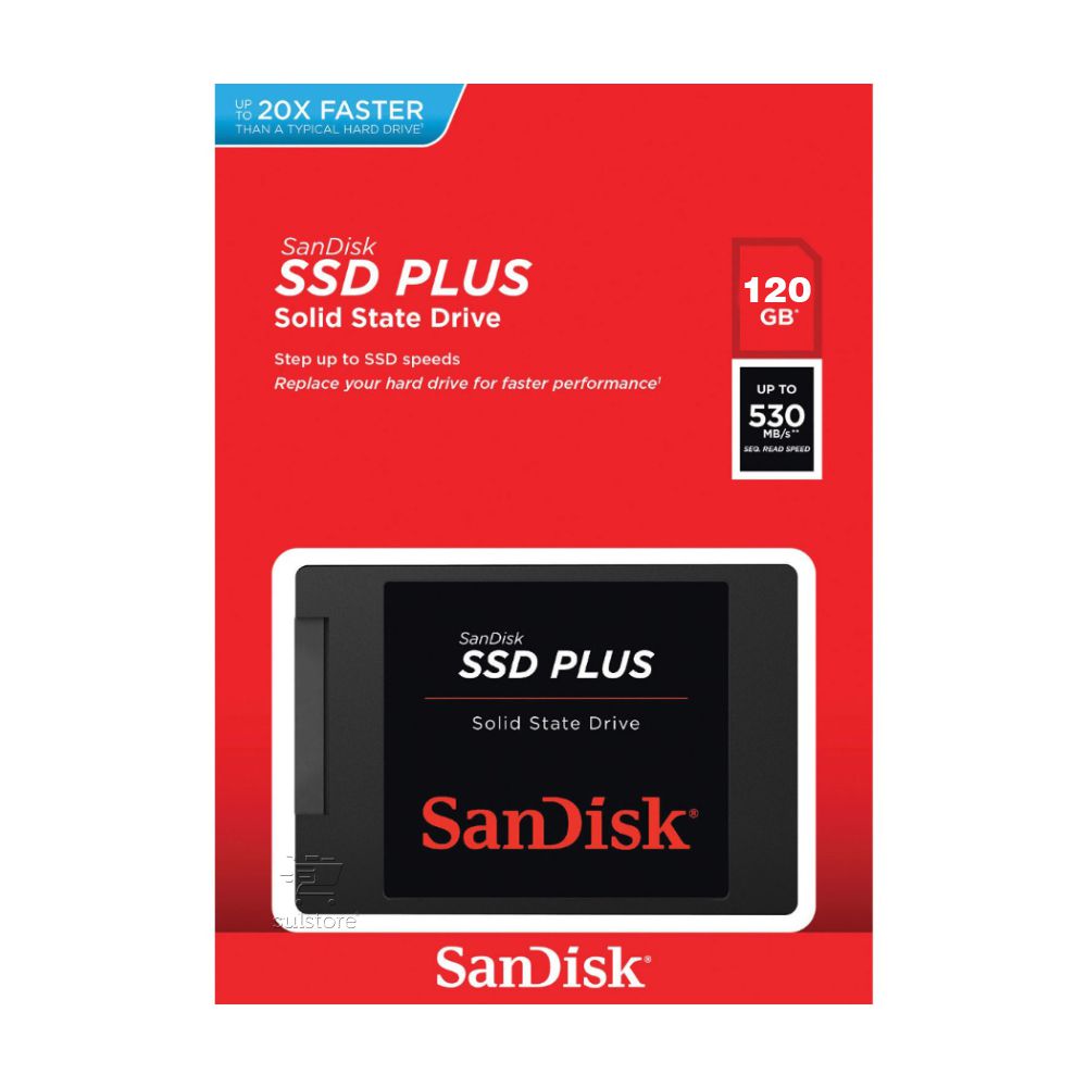 HD SSD Sandisk 120GB G27 Plus 530mb/s Sata 3