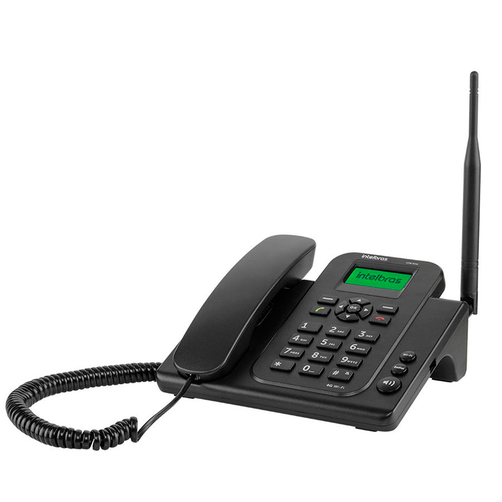 Telefone Celular Rural De Mesa 3G com Roteador Wifi Intelbras CFW8031