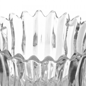 Bomboniere Baleiro em Vidro Brasilia Transparente 2 peças 900mL - City Glass