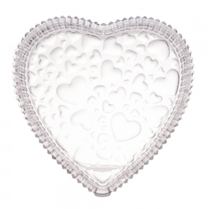 Petisqueira em Cristal Cute Heart 18,7x3,3cm  - Lyor