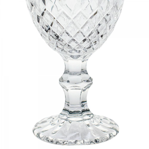 Taça de Vidro Lumini Transparente 350ml 1 peça - Casambiente